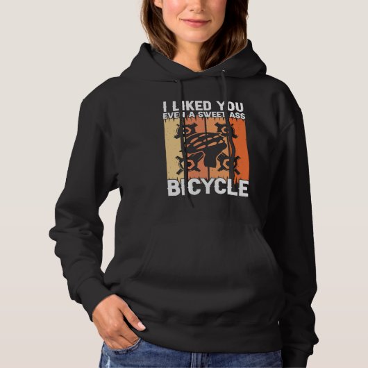 Biking and Cycling Hoodie (Vorderseite)