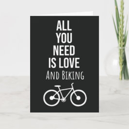 Biking Cards Bicycle Cycling Cyclist Bike Biker Karte