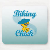 Biking Chick #3 Mousepad (Vorne)