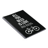 Biking Gifts Bicycle Cycling Bike Bicycling Biker Notizblock (Rechte Seite)