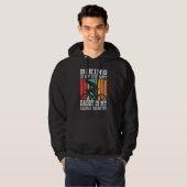 Biking Is My Therapy Daddy Is My Secret Identity Hoodie (Vorne ganz)