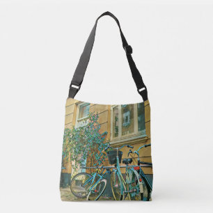 Biking Lover Gift Cycling Painting Tragetaschen Mit Langen Trägern