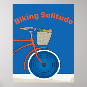 Biking Solitude, Bearbeitungstest Poster