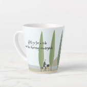 Biking through the countryside poetry mug milchtasse (Linke Ecke)