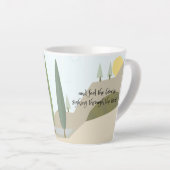 Biking through the countryside poetry mug milchtasse (Rechte Ecke)
