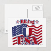 Biking USA Postkarte (Vorne/Hinten)