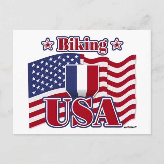 Biking USA Postkarte (Vorderseite)
