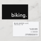 biking. visitenkarte (Vorne/Hinten)