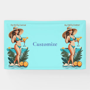 Bikini Babe Big Hat - Big Cocktail Thunder_Cove Banner