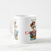 Bikini Babe Big Hat - Big Cocktail Thunder_Cove Kaffeetasse (Vorderseite Links)