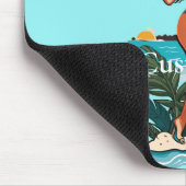 Bikini Babe Big Hat - Big Cocktail Thunder_Cove Mousepad (Ecke)