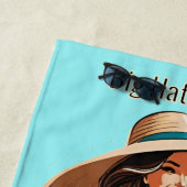 Bikini Babe Big Hat - Big Cocktail Thunder_Cove Strandtuch (Beispiel)