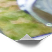 Bikini Babe für das Logo des Motorrads anpassen Poster (Ecke)