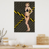 Bikini Babe Poster (Küche)