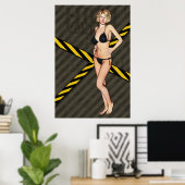 Bikini Babe Poster (Heimbüro)