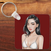 Bikini Babe Schlüsselanhänger (Vorderseite)