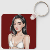 Bikini Babe Schlüsselanhänger (Rückseite)