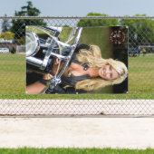 Bikini Babe Vertica Logo für Motorräder anpassen Banner (InSitu)