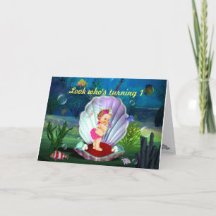 Bikini Baby Oyster Shell Party Einladung