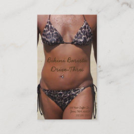 Bikini Barista Drive-Thru Ihr individuelles Foto Treuekarte