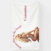 Bikini Beach Girl Thunder_Cove Banner (Vertikal)