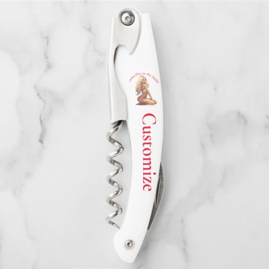 Bikini Beach Girl Thunder_Cove Kellnermesser (Vorderseite)