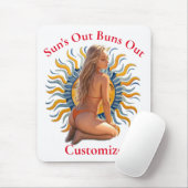 Bikini Beach Girl Thunder_Cove Mousepad (Mit Mouse)