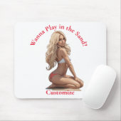 Bikini Beach Girl Thunder_Cove Mousepad (Mit Mouse)