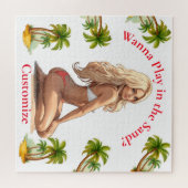 Bikini Beach Girl Thunder_Cove Puzzle (Horizontal)