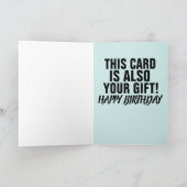 BIKINI BEACH MIRL FUNNY BIRTHDAY Grußkarte Karte (Innenseite)