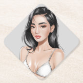 Bikini Bliss Untersetzer (Vorderseite)