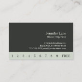 Bikini Brasilianisches Wachs Foto Foam Punchcard Treuekarte (Rückseite)