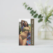 Bikini Brasilianisches Wachs Foto Olivenbaum Punch Treuekarte (Stehend Vorderseite)