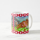 Bikini Cat Kaffee Tasse (VorderseiteRechts)