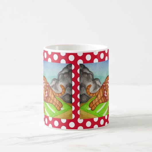 Bikini Cat Kaffee Tasse (Mittel)