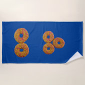 Bikini donuts strandtuch (Vorderseite)