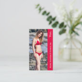 Bikini Foto Punchcard (Brasilianischer Wax) Treuekarte (Stehend Vorderseite)