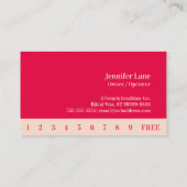 Bikini Foto Punchcard (Brasilianischer Wax) Treuekarte (Rückseite)