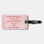 Bikini-Gepäckanhänger personifizieren Gepäckanhänger (Rückseite horizontal)