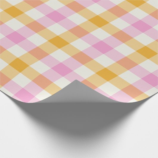Bikini Gingham - Wrapping Paper Geschenkpapier (Ecke)