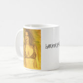 Bikini Girl Art Kaffeetasse (Vorderseite Links)