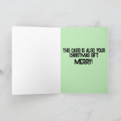 BIKINI GIRL CHRISTMAS FUNNY TROPICAL CARDS KARTE (Innenseite)