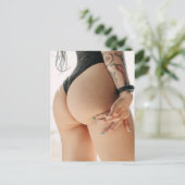  Bikini Girl Foto Postkarte (Stehend Vorderseite)