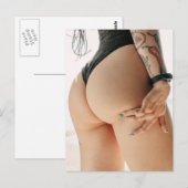 Bikini Girl Foto Postkarte (Vorne/Hinten)