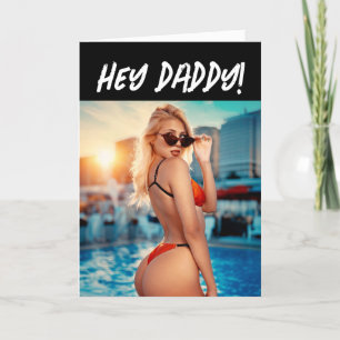 BIKINI GIRL FUNNY FÜR IHM BIRTHDAY CARD FEIERTAGSKARTE
