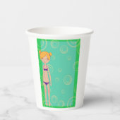 Bikini Girl Pappbecher (Vorderseite)