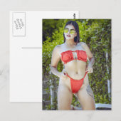 Bikini Girl Postcard Postkarte (Vorne/Hinten)