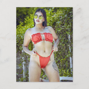 Bikini Girl Postcard Postkarte
