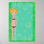 Bikini Girl Poster (Vorne)
