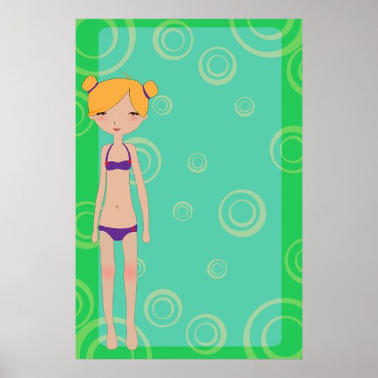 Bikini Girl Poster (Vorne)
